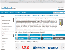 Tablet Screenshot of kuehlschrank.com